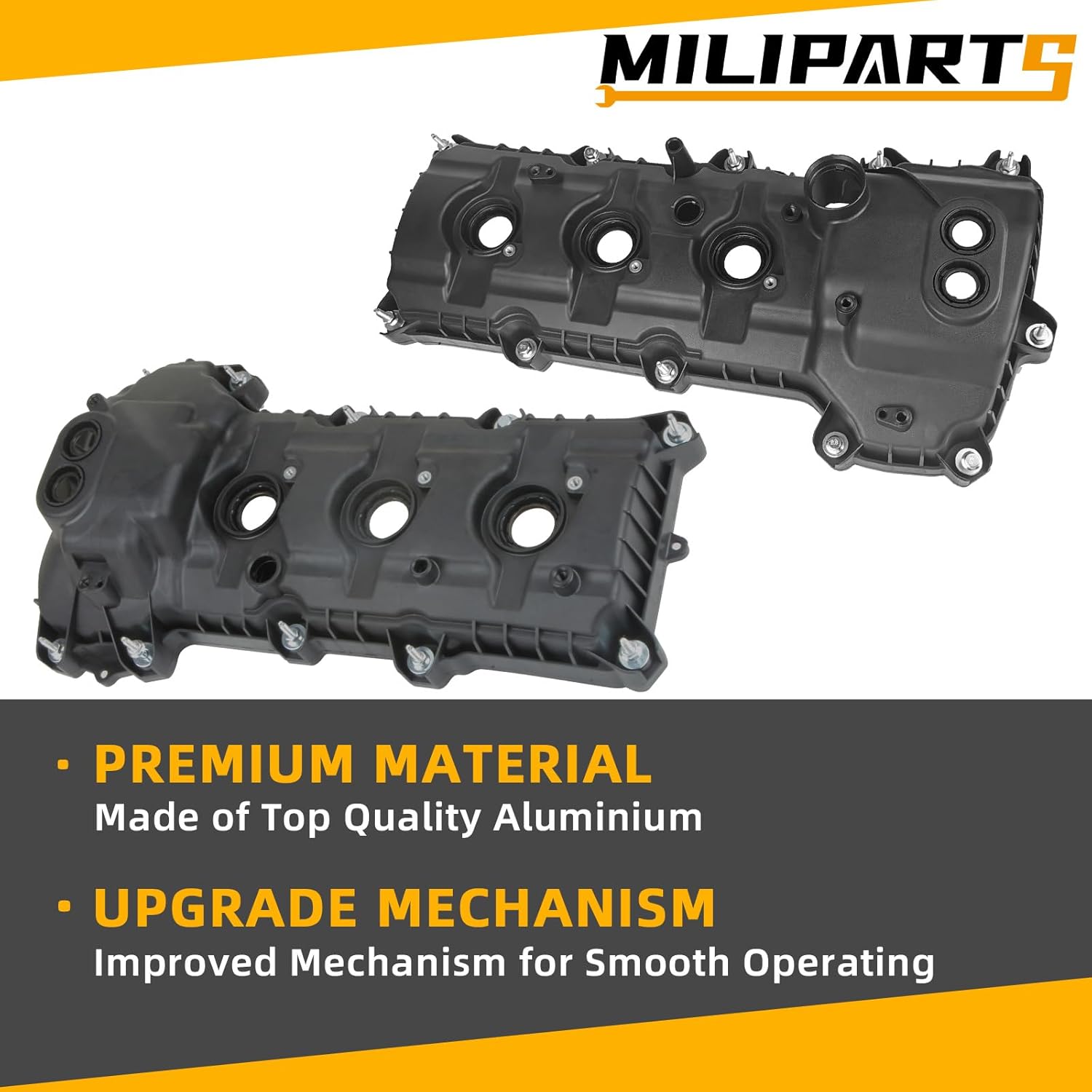 Engine Valve Cover Passenger side Driver Side Compatible with Ford F-150 Edge Explorer Flex 2013-2019 Lincoln MKS MKT Mark LT 3.5L 3.7L 2011-2019